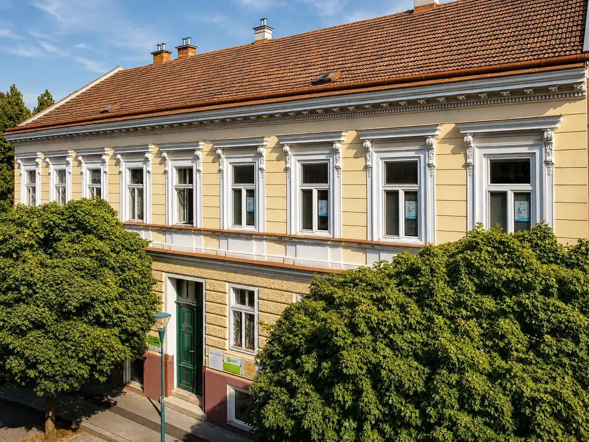 Building of Hohenecker law office in Groß-Enzersdorf, just outside Vienna